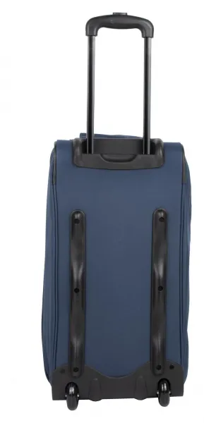 Cestovná taška na kolieskach Travelite Basics Wheeled duffle S Navy/orange