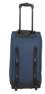 Cestovná taška na kolieskach Travelite Basics Wheeled duffle S Navy/orange