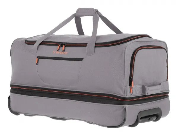Cestovná taška na kolieskach Travelite Basics Wheeled duffle L Grey