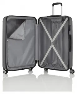 Stredný škrupinový kufor Travelite City 4w M Anthracite