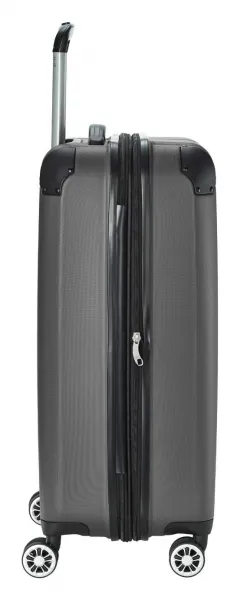 Stredný škrupinový kufor Travelite City 4w M Anthracite