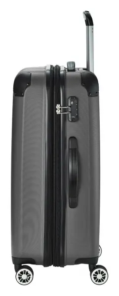 Stredný škrupinový kufor Travelite City 4w M Anthracite