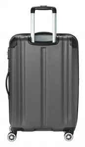 Stredný škrupinový kufor Travelite City 4w M Anthracite