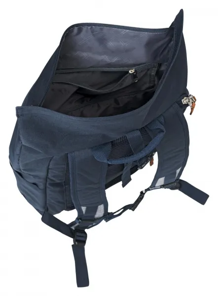 Roll top batoh Travelite Basics Roll-up Backpack Navy/Grey