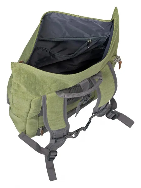 Roll top batoh Travelite Basics Roll-up Backpack Green/Grey
