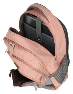 Batoh na notebook Travelite Basics Backpack Melange Rose/grey