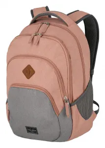 Batoh na notebook Travelite Basics Backpack Melange Rose/grey