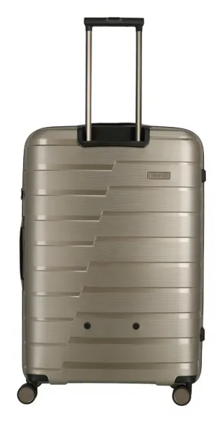 Veľký škrupinový kufor na kolieskach Travelite Air Base L Champagne metallic