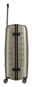 Veľký škrupinový kufor na kolieskach Travelite Air Base L Champagne metallic