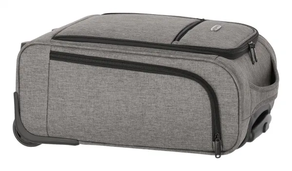 Malý textilný kufor Travelite Cabin 2w Underseater Grey Melange