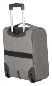 Malý textilný kufor Travelite Cabin 2w Underseater Grey Melange