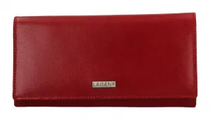 Dámska kožená peňaženka Lagen 50039 Red