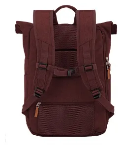 Roll top batoh Travelite Basics Roll-up Backpack Bordeaux