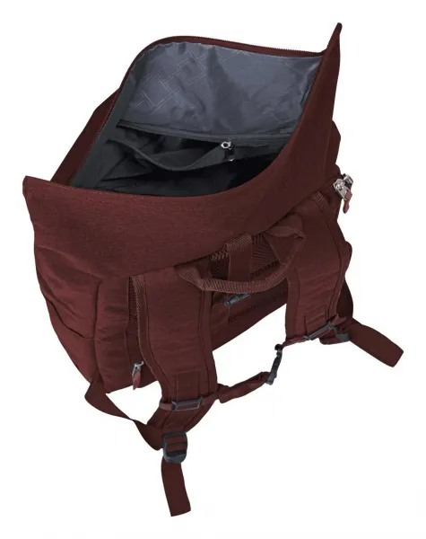 Roll top batoh Travelite Basics Roll-up Backpack Bordeaux