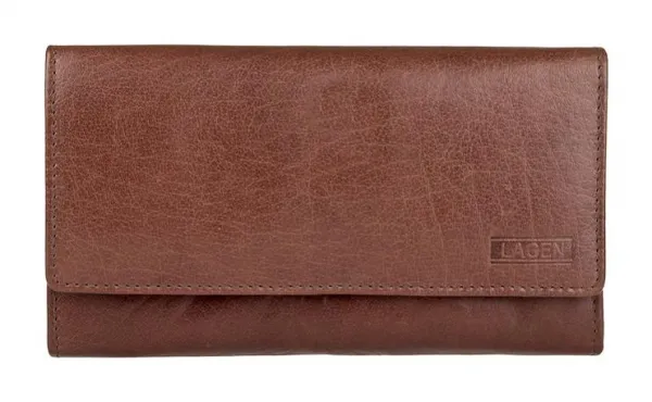 Dámska kožená peňaženka Lagen V62 Brown