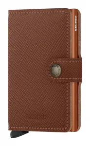 Pánska mini peňaženka Secrid Miniwallet Saffiano Caramel