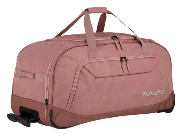 Cestovná taška na kolieskach Travelite Kick Off Wheeled Duffle XL Rosé