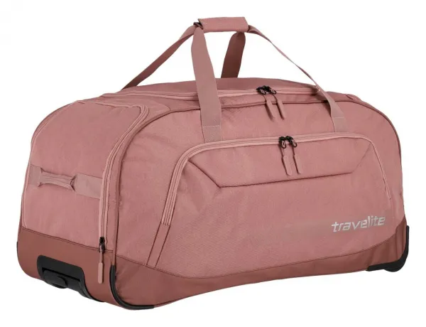 Cestovná taška na kolieskach Travelite Kick Off Wheeled Duffle XL Rosé