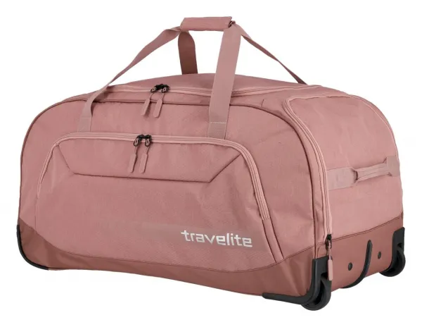 Cestovná taška na kolieskach Travelite Kick Off Wheeled Duffle XL Rosé
