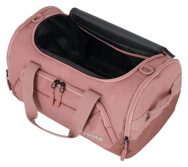 Športová taška Travelite Kick Off Duffle S Rosé