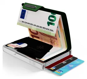Kožená mini peňaženka Mondraghi Elegance Cut Olive
