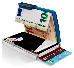 Kožená mini peňaženka Mondraghi Elegance Blue