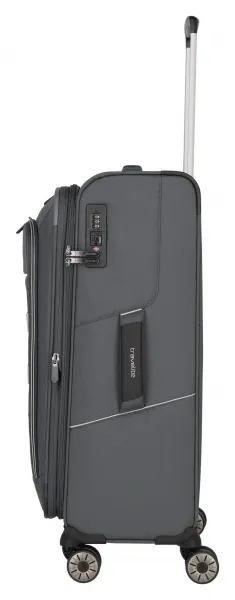 Stredný kufor na kolieskach Travelite Skaii 4w M Anthracite