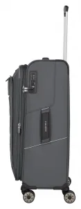 Stredný kufor na kolieskach Travelite Skaii 4w M Anthracite
