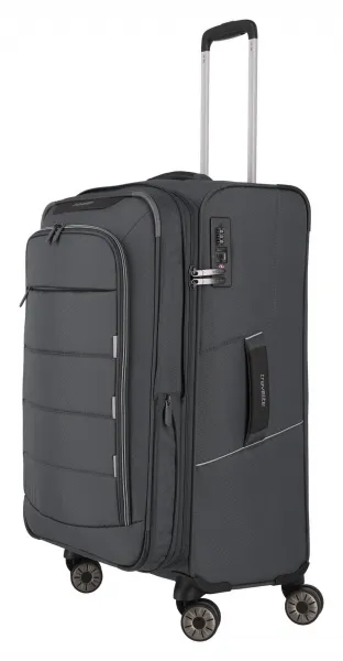Stredný kufor na kolieskach Travelite Skaii 4w M Anthracite