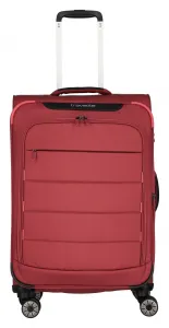 Stredný kufor na kolieskach Travelite Skaii 4w M Red