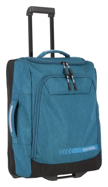 Cestovná taška na kolieskach Travelite Kick Off Wheeled Duffle S Petrol