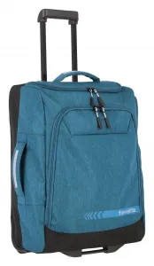 Cestovná taška na kolieskach Travelite Kick Off Wheeled Duffle S Petrol