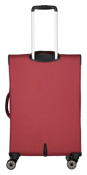 Stredný kufor na kolieskach Travelite Skaii 4w M Red