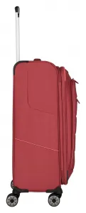 Stredný kufor na kolieskach Travelite Skaii 4w M Red