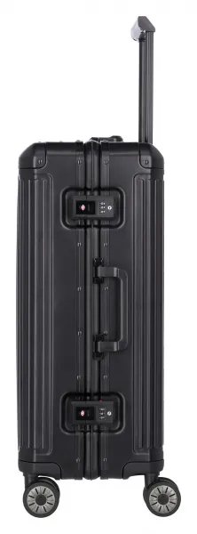 Hliníkový kufor Travelite Next 4w M Black