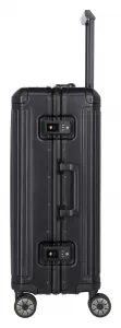 Hliníkový kufor Travelite Next 4w M Black