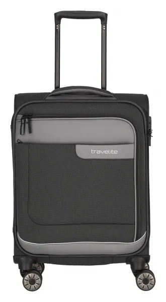 Kufor do lietadla 55x40x20 Travelite Viia 4w S Anthracite