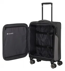 Kufor do lietadla 55x40x20 Travelite Viia 4w S Anthracite