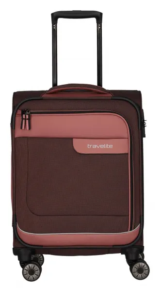 Kufor do lietadla 55x40x20 Travelite Viia 4w S Rose