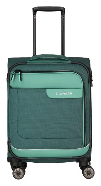 Kufor do lietadla 55x40x20 Travelite Viia 4w S Green