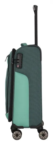 Kufor do lietadla 55x40x20 Travelite Viia 4w S Green