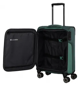 Kufor do lietadla 55x40x20 Travelite Viia 4w S Green