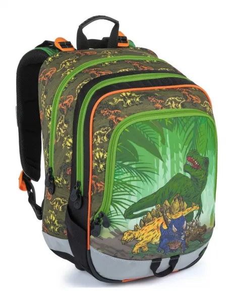 Školský batoh Bagmaster Alfa 21 C Green/black
