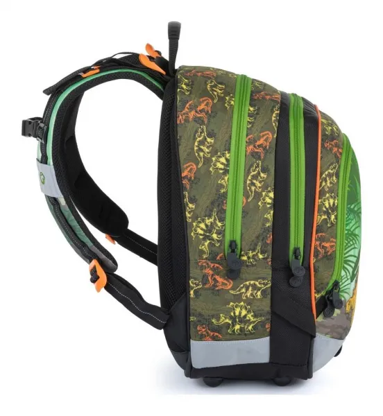 Školský batoh Bagmaster Alfa 21 C Green/black