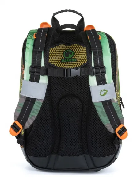 Školský batoh Bagmaster Alfa 21 C Green/black