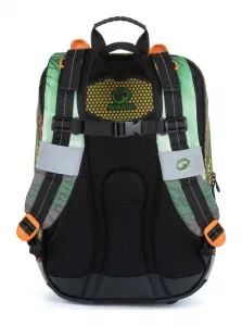 Školský batoh Bagmaster Alfa 21 C Green/black