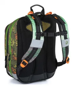 Školský batoh Bagmaster Alfa 21 C Green/black