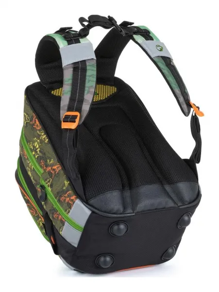 Školský batoh Bagmaster Alfa 21 C Green/black