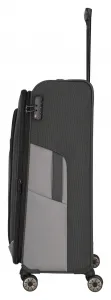 Veľký textilný kufor Travelite Viia 4w L Anthracite