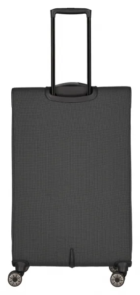 Veľký textilný kufor Travelite Viia 4w L Anthracite